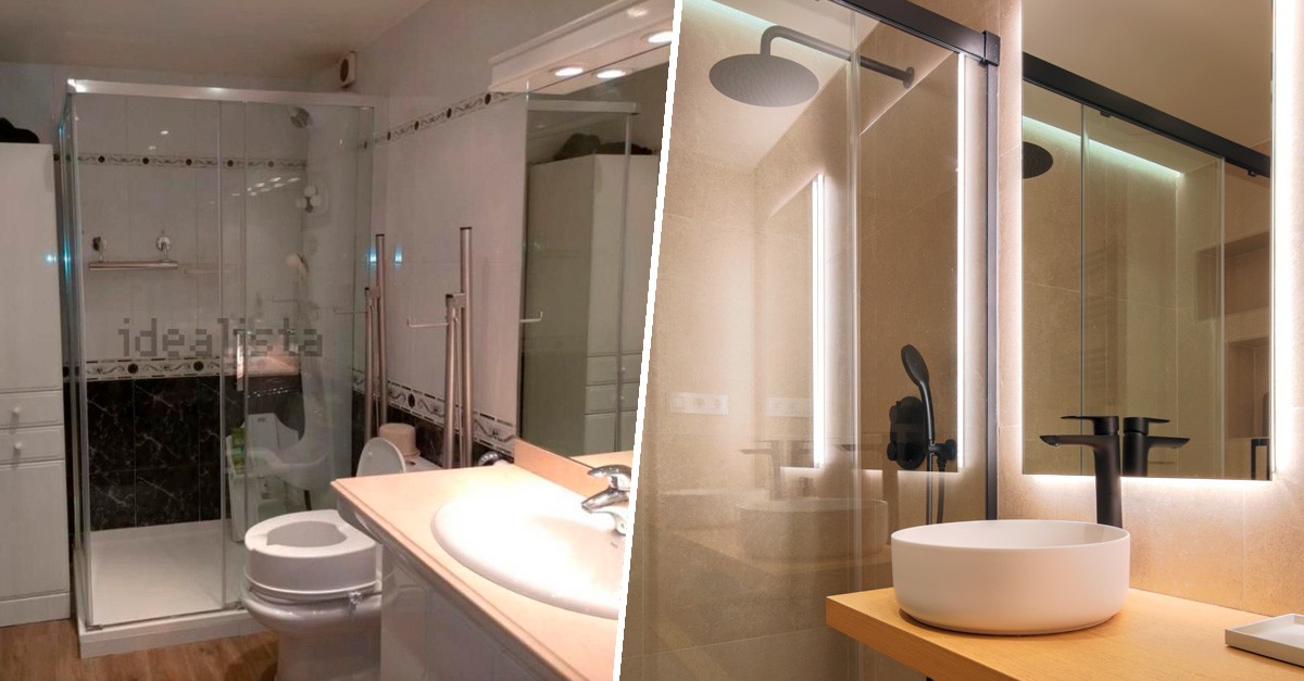 Remodelação de casa de banho — Antes e Depois